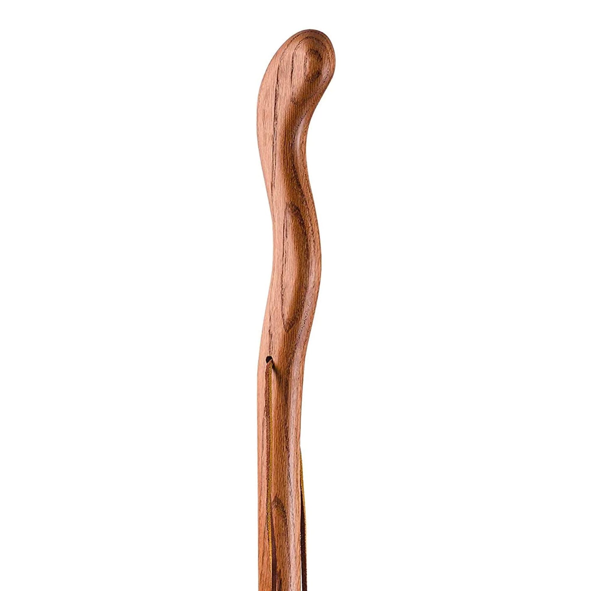 Brazos™ Twisted Oak Ergonomic Fitness Handcrafted Walking Stick, 48-Inch, Tan - Image 3