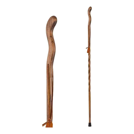 Brazos™ Twisted Oak Ergonomic Fitness Handcrafted Walking Stick, 55-Inch