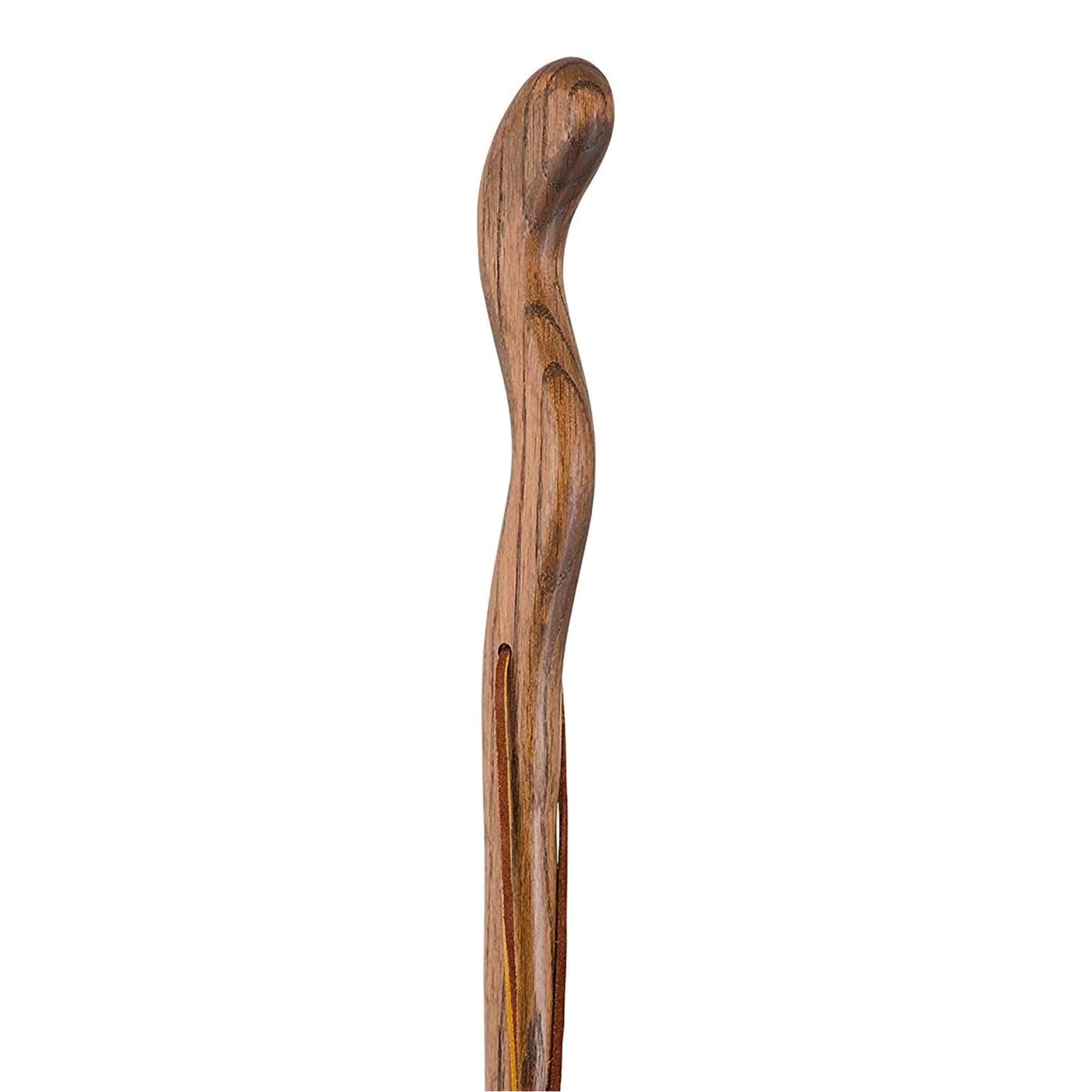 Brazos™ Twisted Oak Ergonomic Fitness Handcrafted Walking Stick, 58-Inch - Image 3