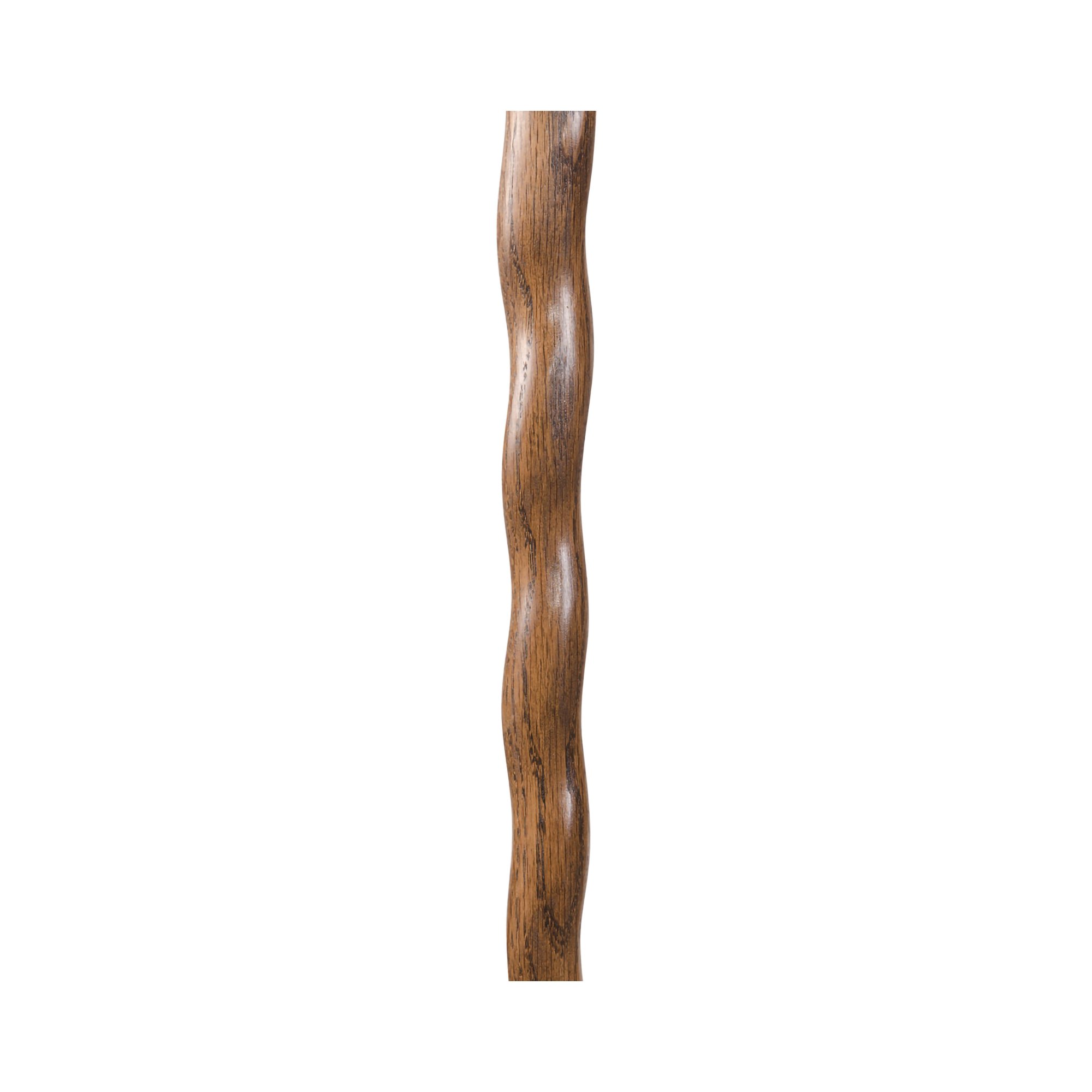 Brazos™ Twisted Oak Hitchhiker Handcrafted Walking Stick, 55-Inch Height, Brown - Image 3