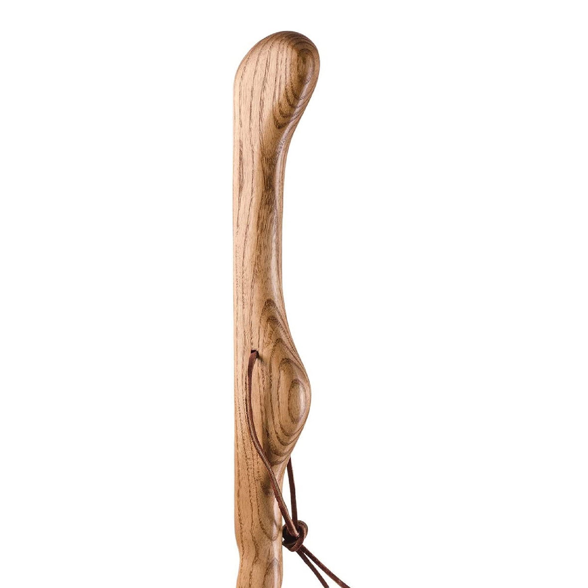 Brazos™ Twisted Oak Hitchhiker Handcrafted Walking Stick, 58-Inch, Tan - Image 3