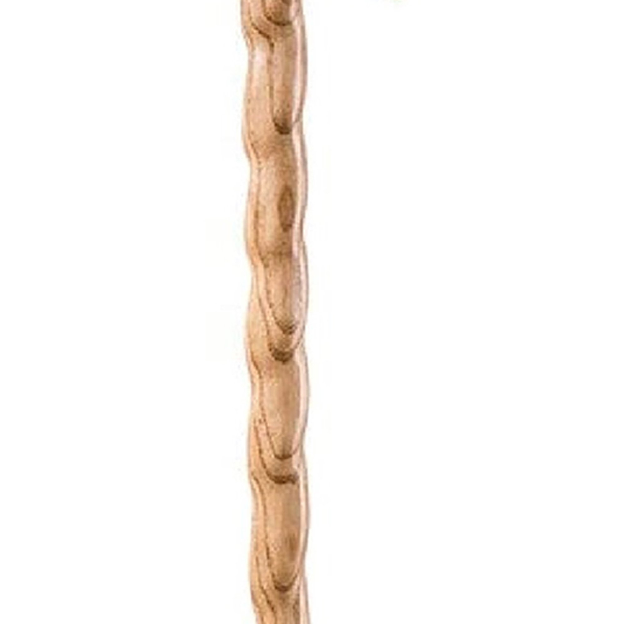 Brazos™ Twisted Oak Hitchhiker Handcrafted Walking Stick, 58-Inch, Tan - Image 4