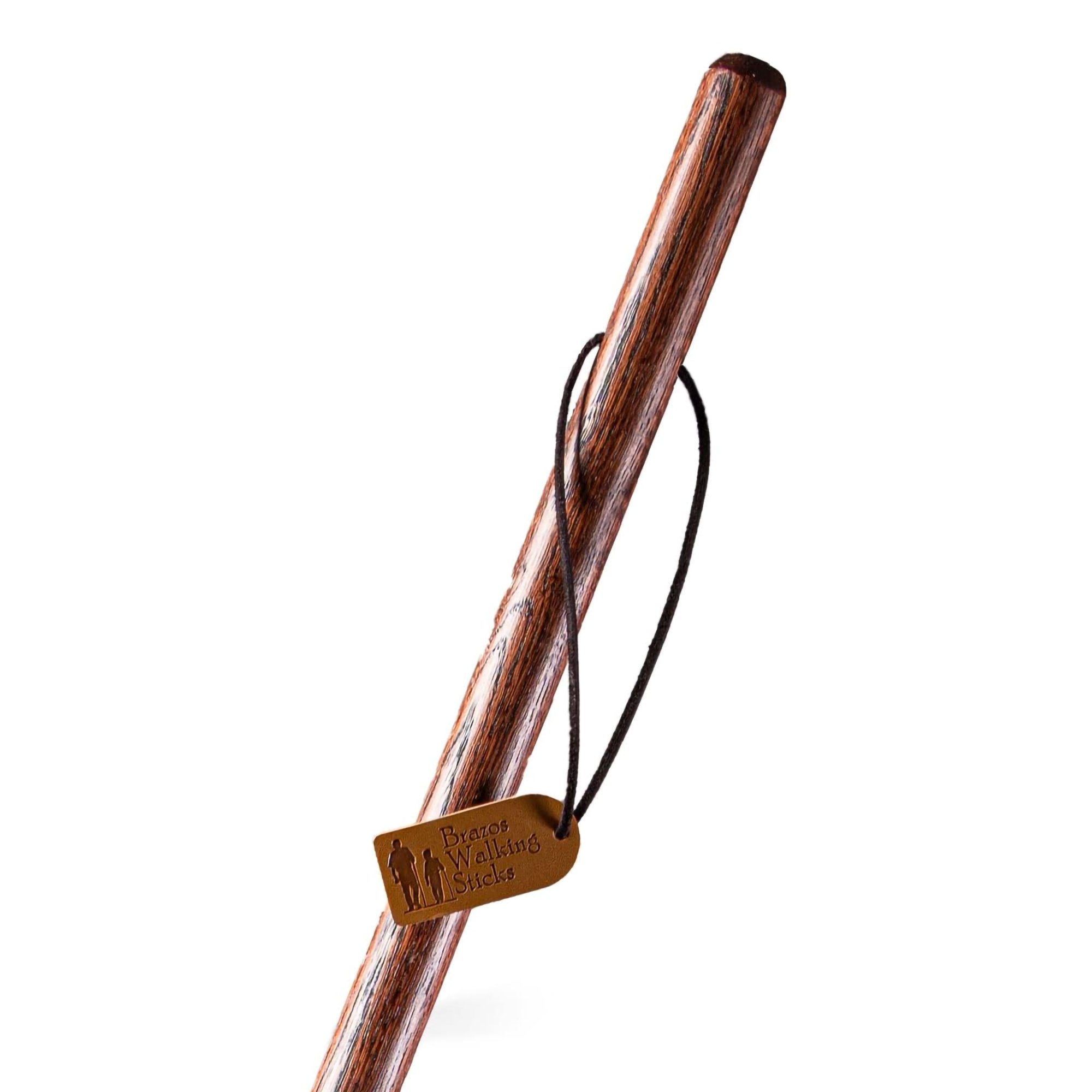 Brazos™ Twisted Oak Trekker Handcrafted Walking Stick, Red, 55-Inch - Image 2