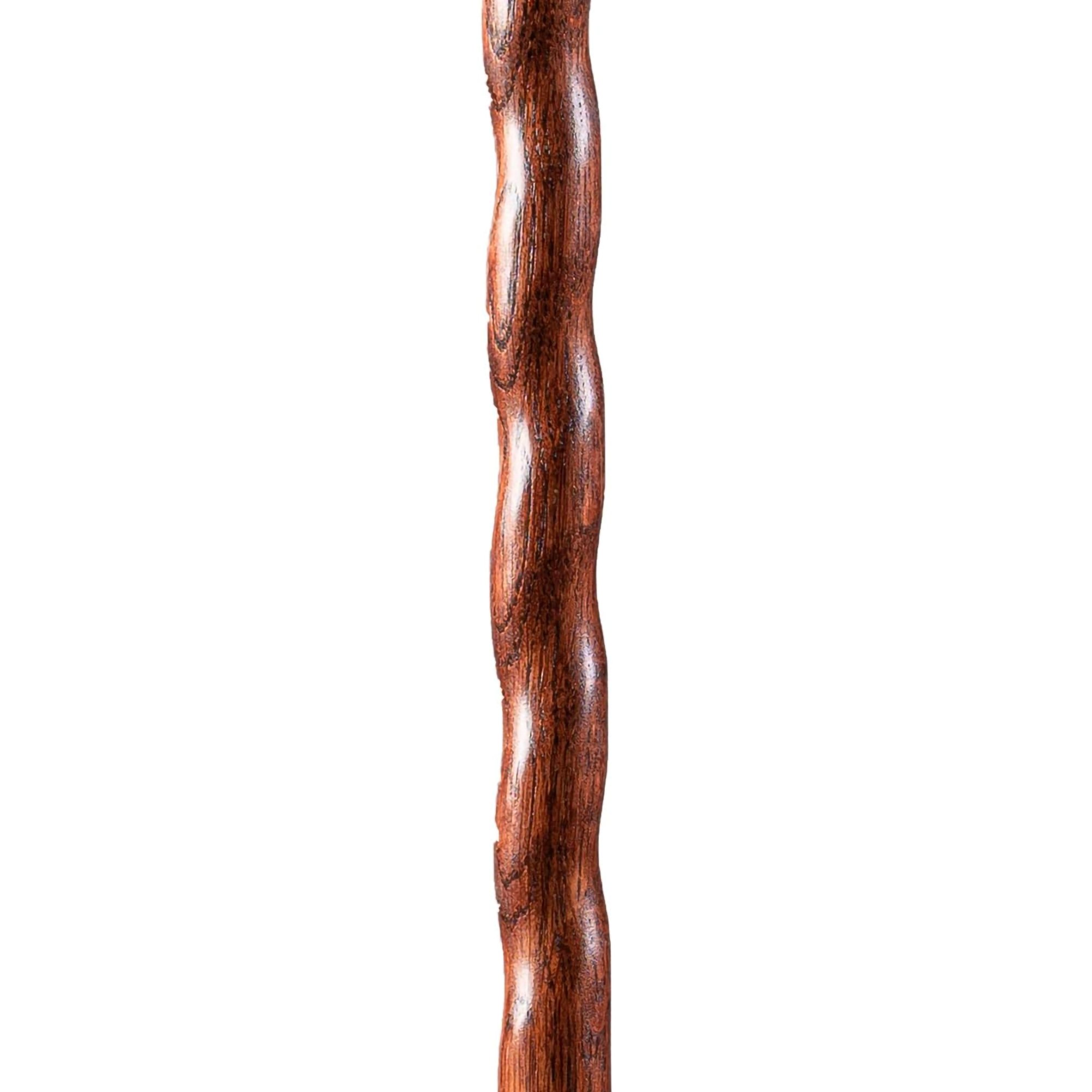 Brazos™ Twisted Oak Trekker Handcrafted Walking Stick, Red, 55-Inch - Image 3