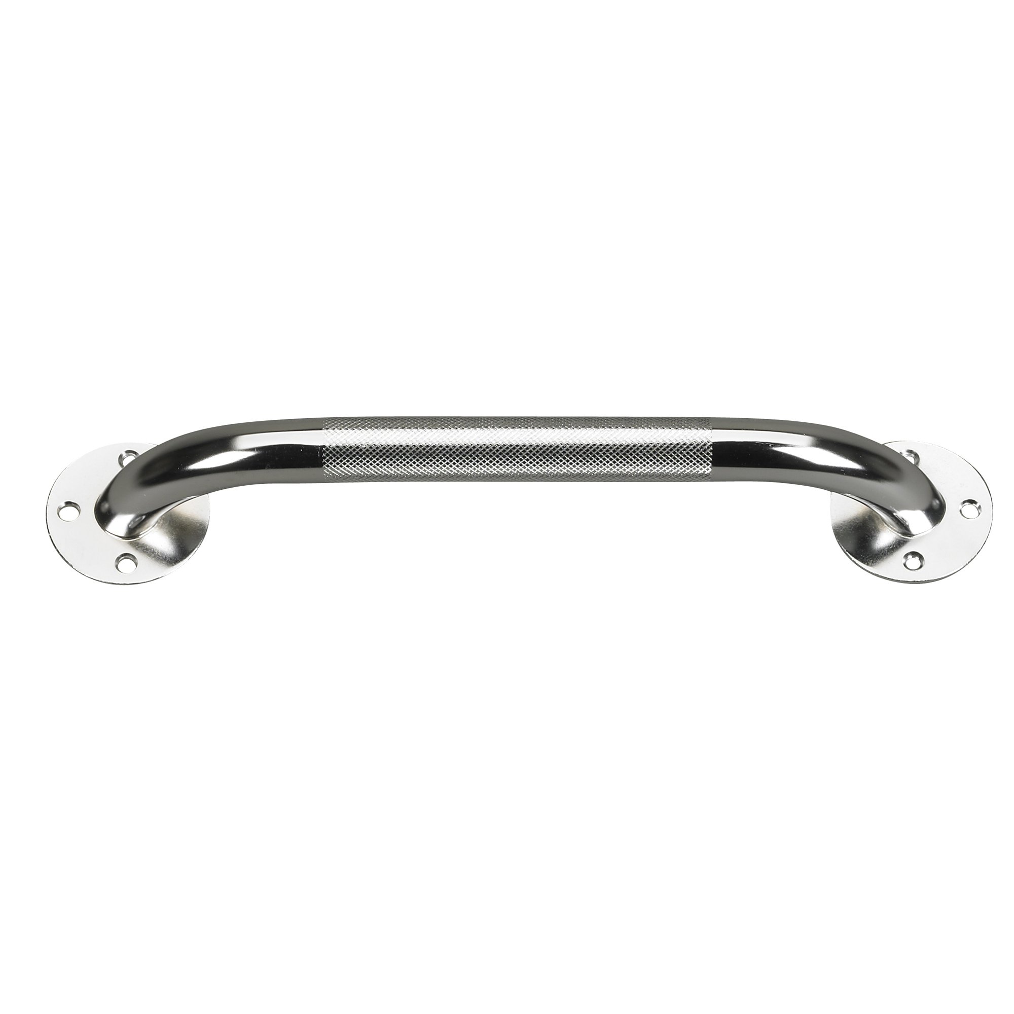 drive™ Chrome Knurled Grab Bar, 12 Inch - Image 2