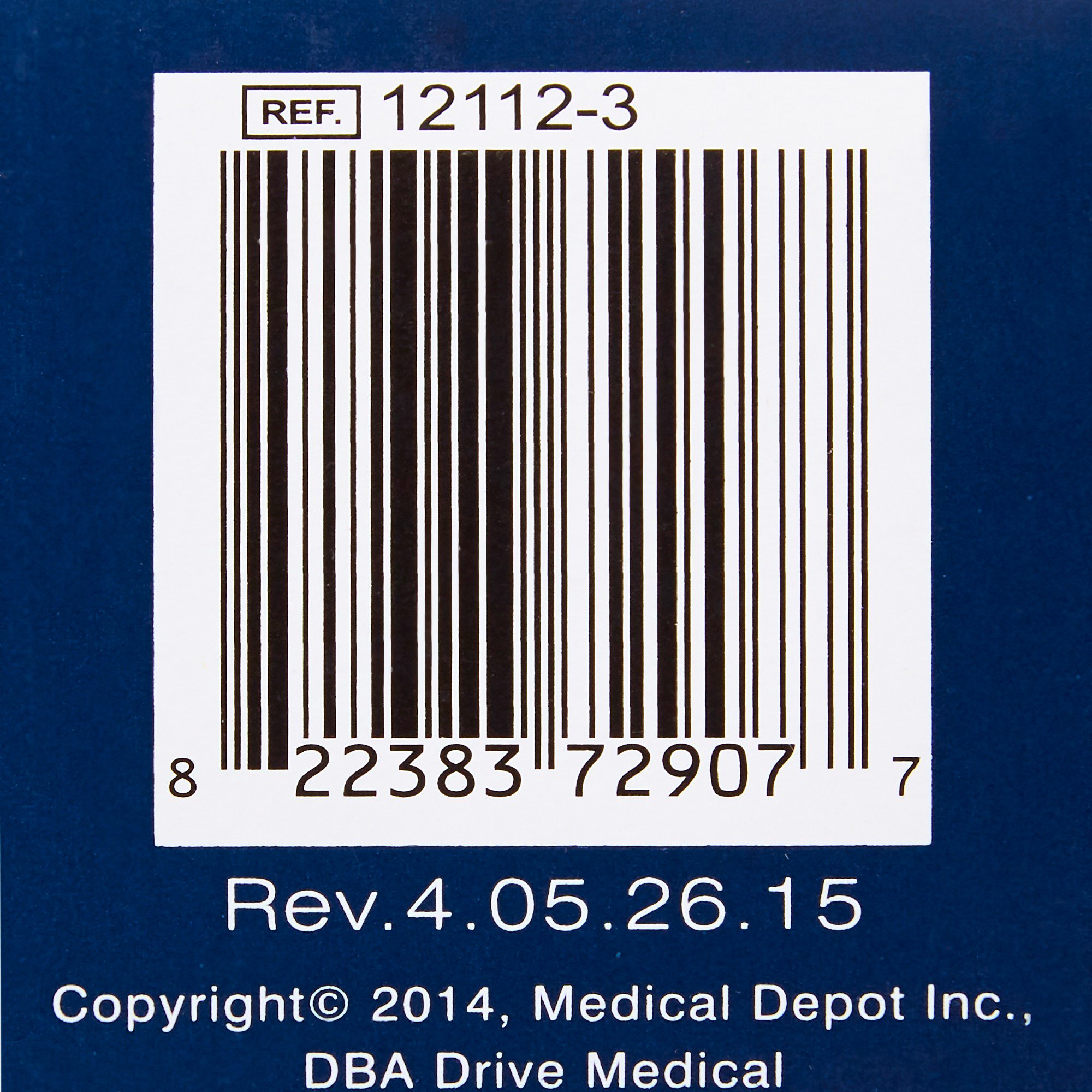 drive™ Chrome Knurled Grab Bar, 12 Inch - Image 5