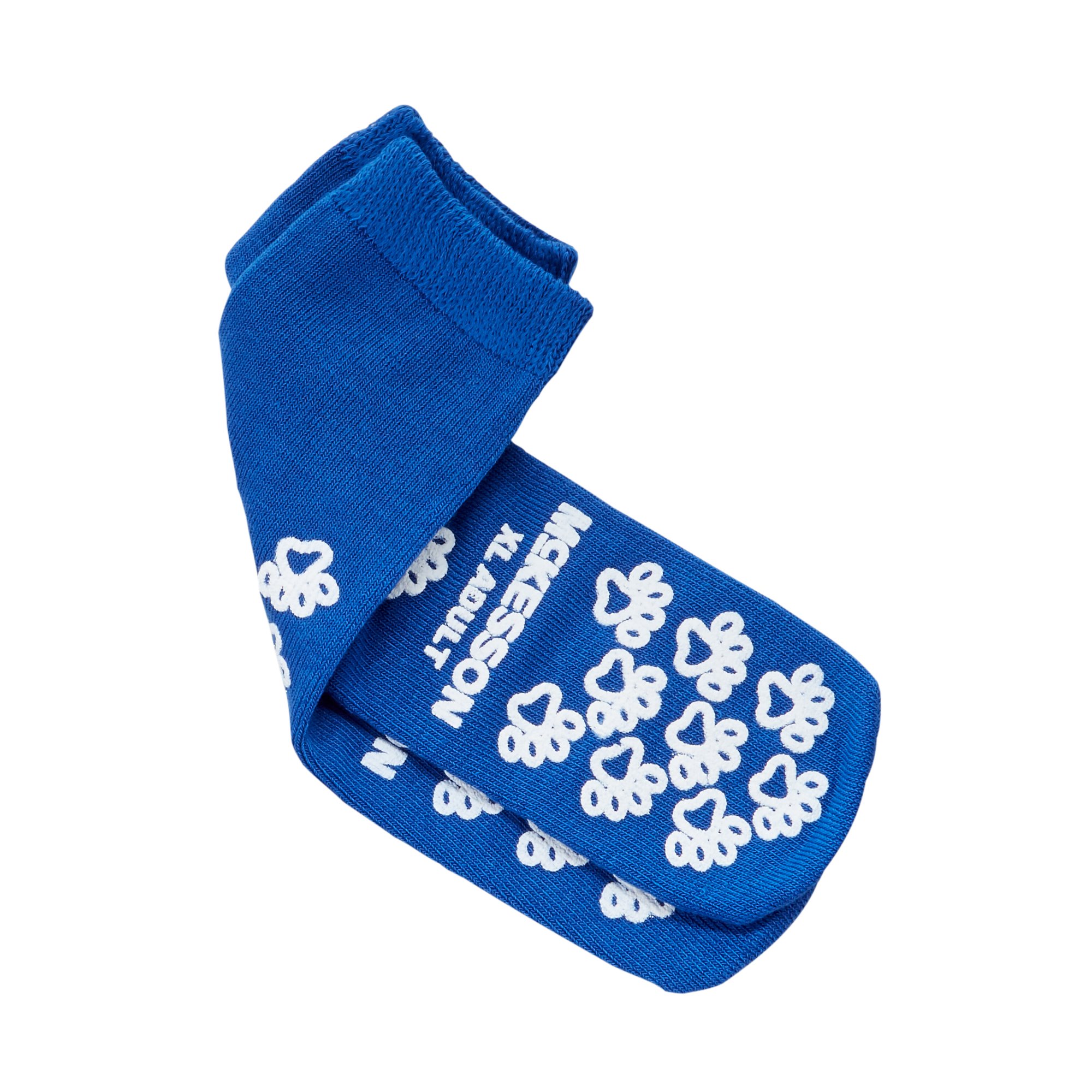 McKesson Terries™ Adult Slipper Socks, X-Large, Royal Blue - Image 2