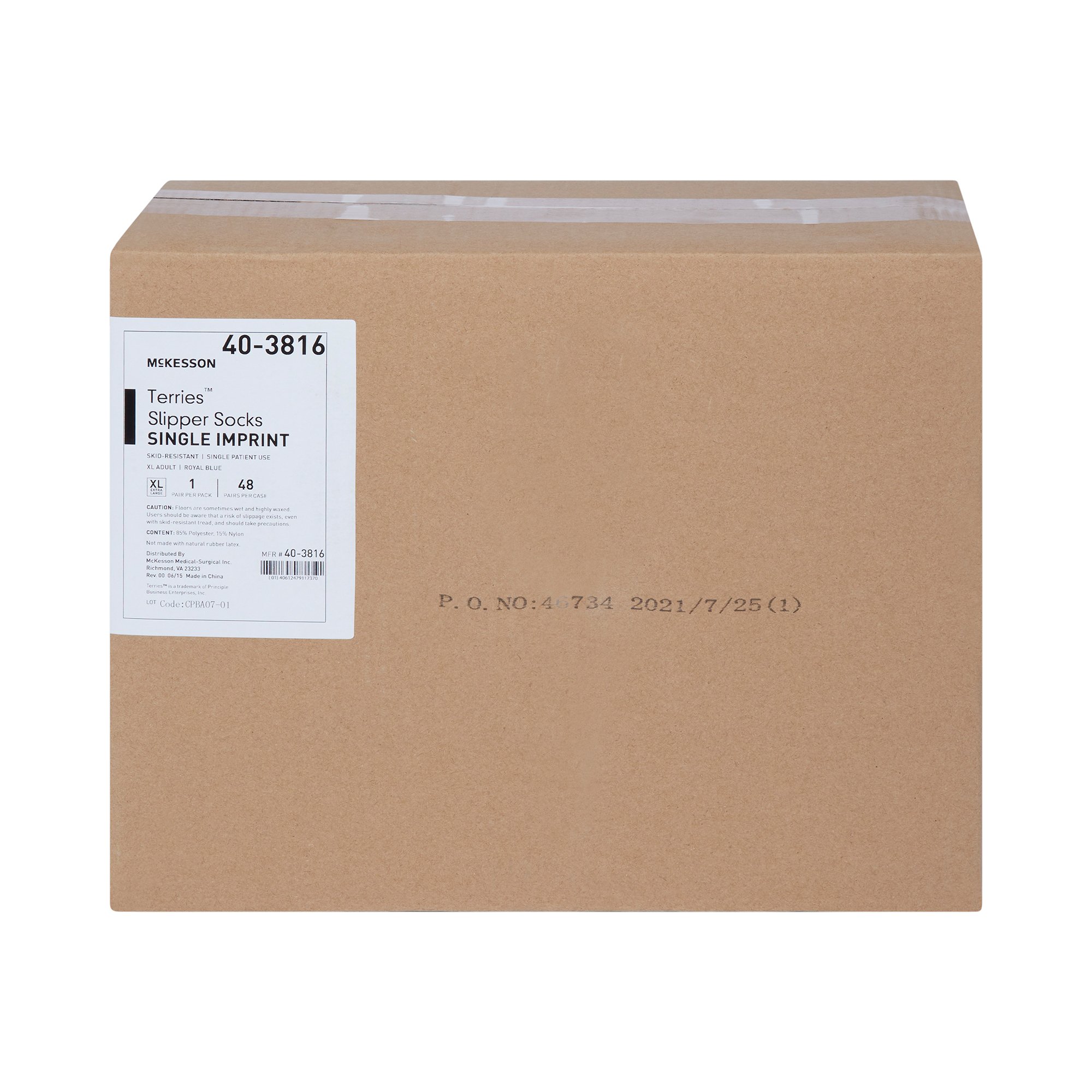 McKesson Terries™ Slipper Socks, Extra Large - Image 7