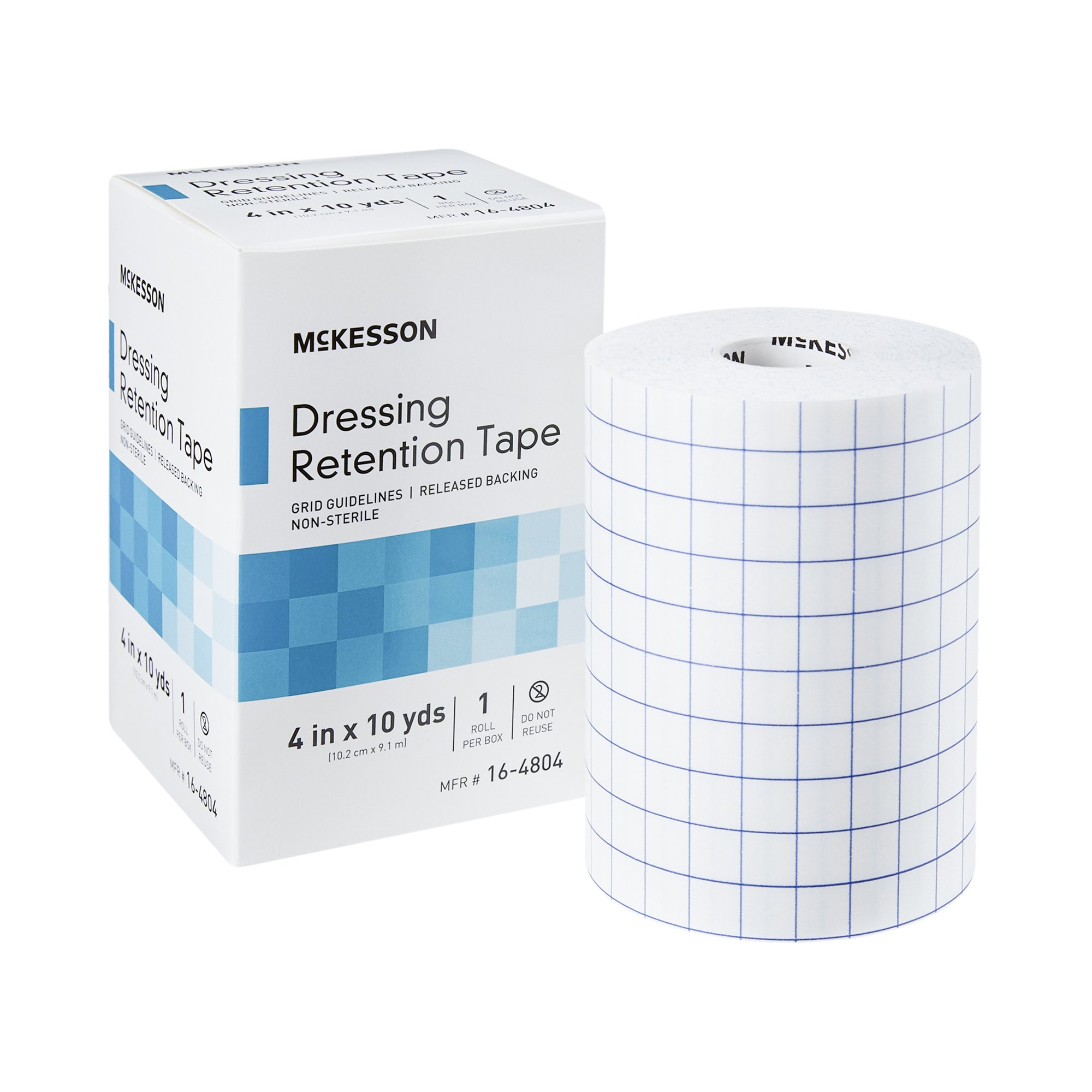 McKesson Nonwoven Fabric Dressing Retention Tape, 4 Inch x 10 Yard - Image 2