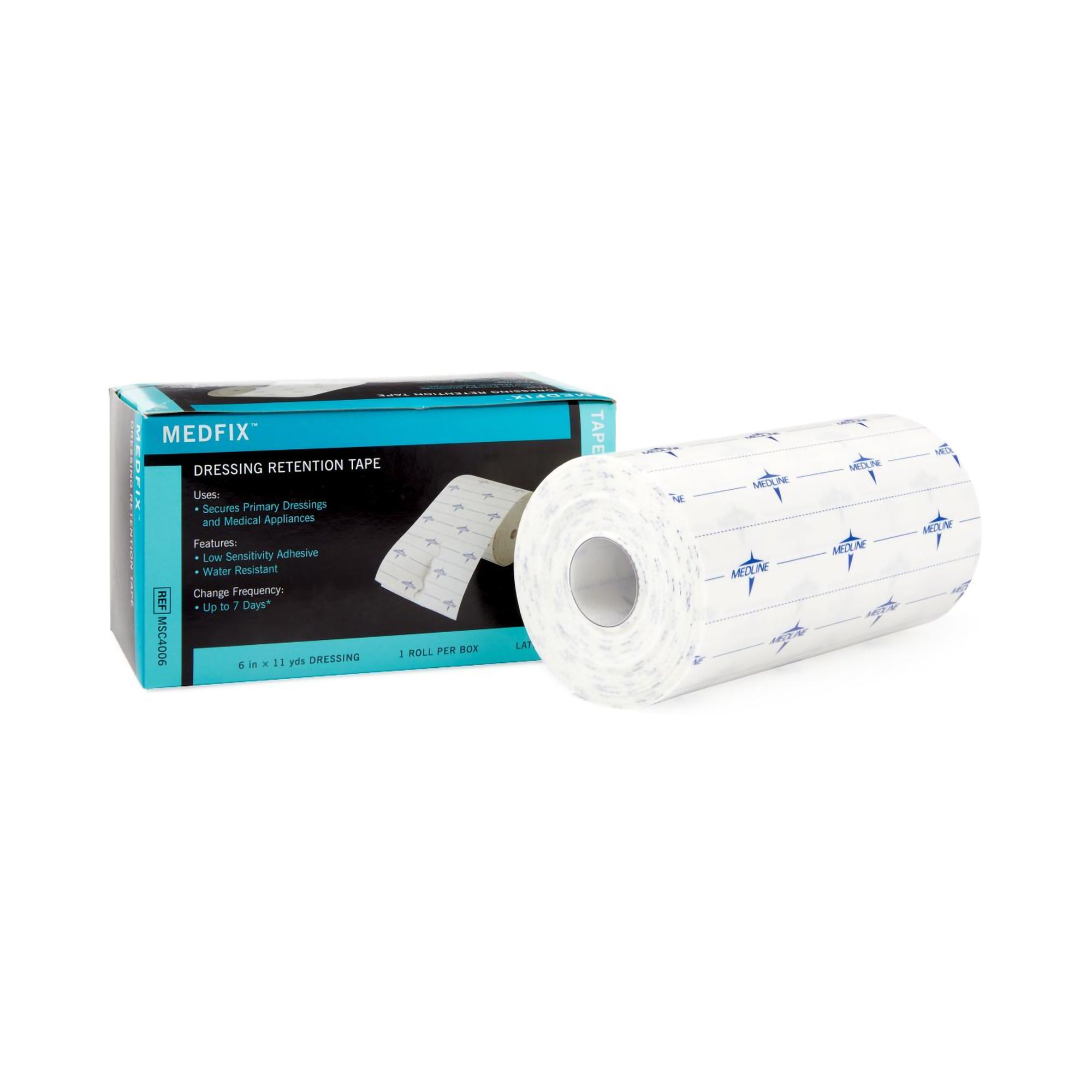 MedFix™ Nonwoven Dressing Retention Tape, 6 Inch x 11 Yard, White - Image 2