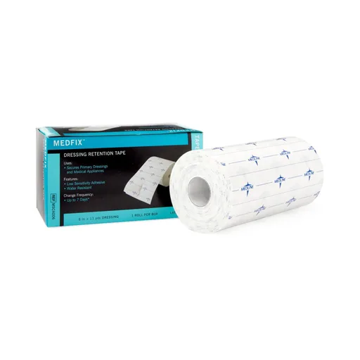 MedFix™ Nonwoven Dressing Retention Tape, 6 Inch x 11 Yard, White