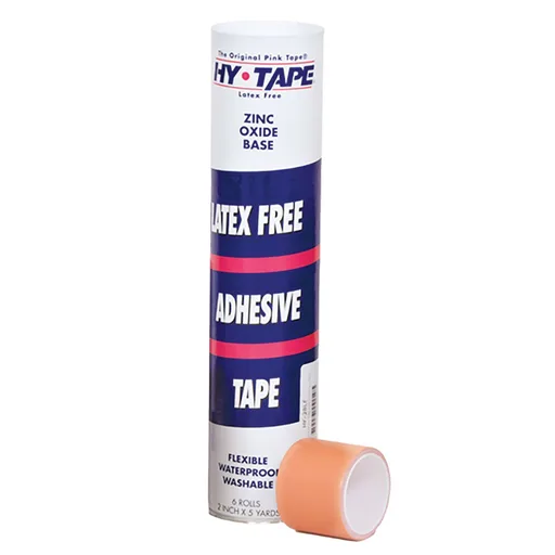 Hy-Tape® Zinc Oxide Adhesive Medical Tape, 1/4 Inch x 5 Yard, Pink