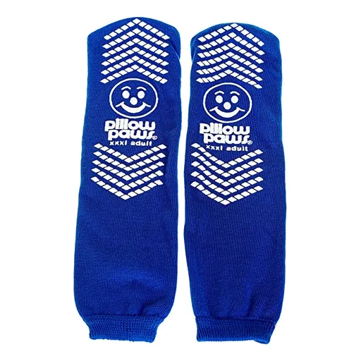 Pillow Paws® Ankle High Double Imprint Terries™ Slipper Socks, 3X-Large