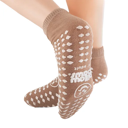 Pillow Paws® Ankle High Double Imprint Terries™ Slipper Socks, X-Large