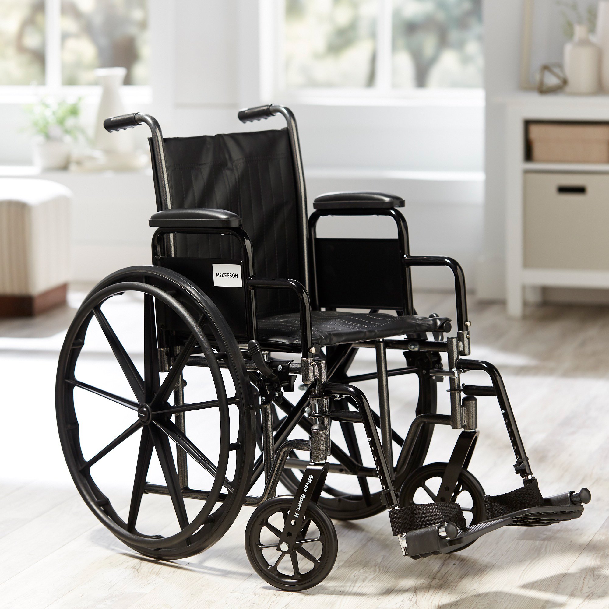McKesson Wheelchair, 16 Inch Seat Width - Image 4