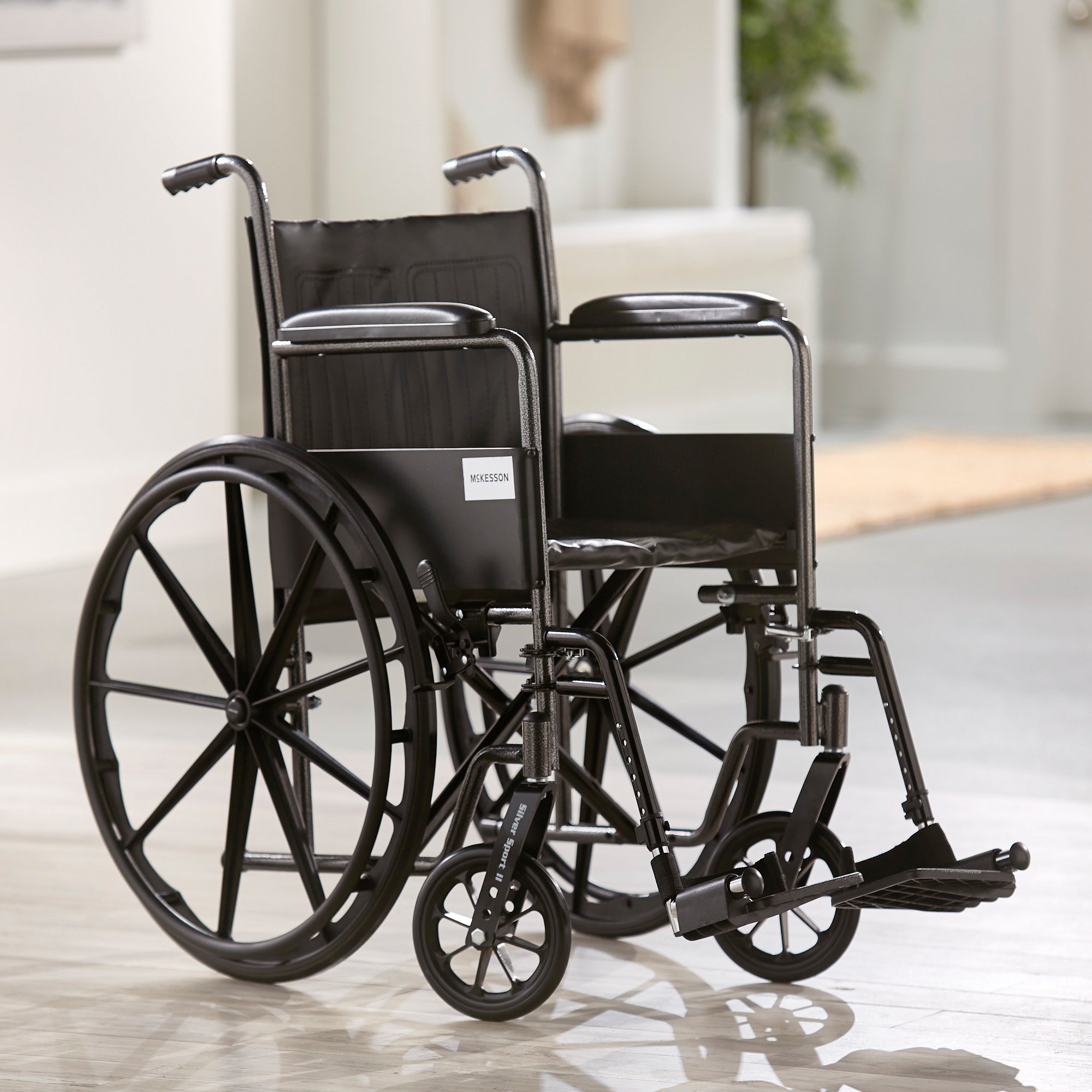 McKesson Wheelchair, 18 Inch Seat Width - Image 4