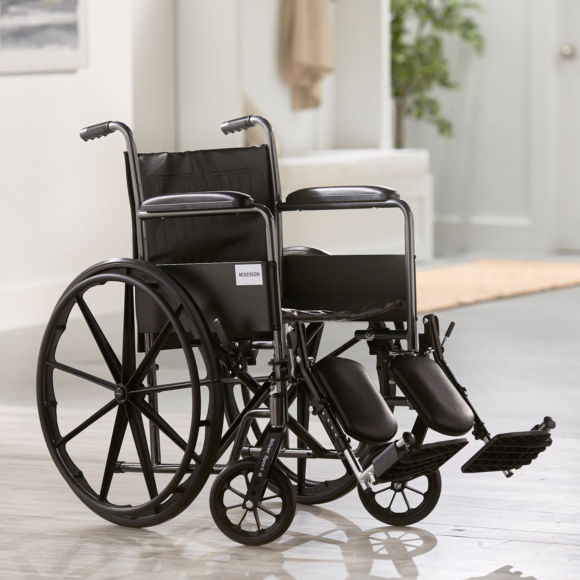 McKesson Wheelchair, 18 Inch Seat Width - Image 4