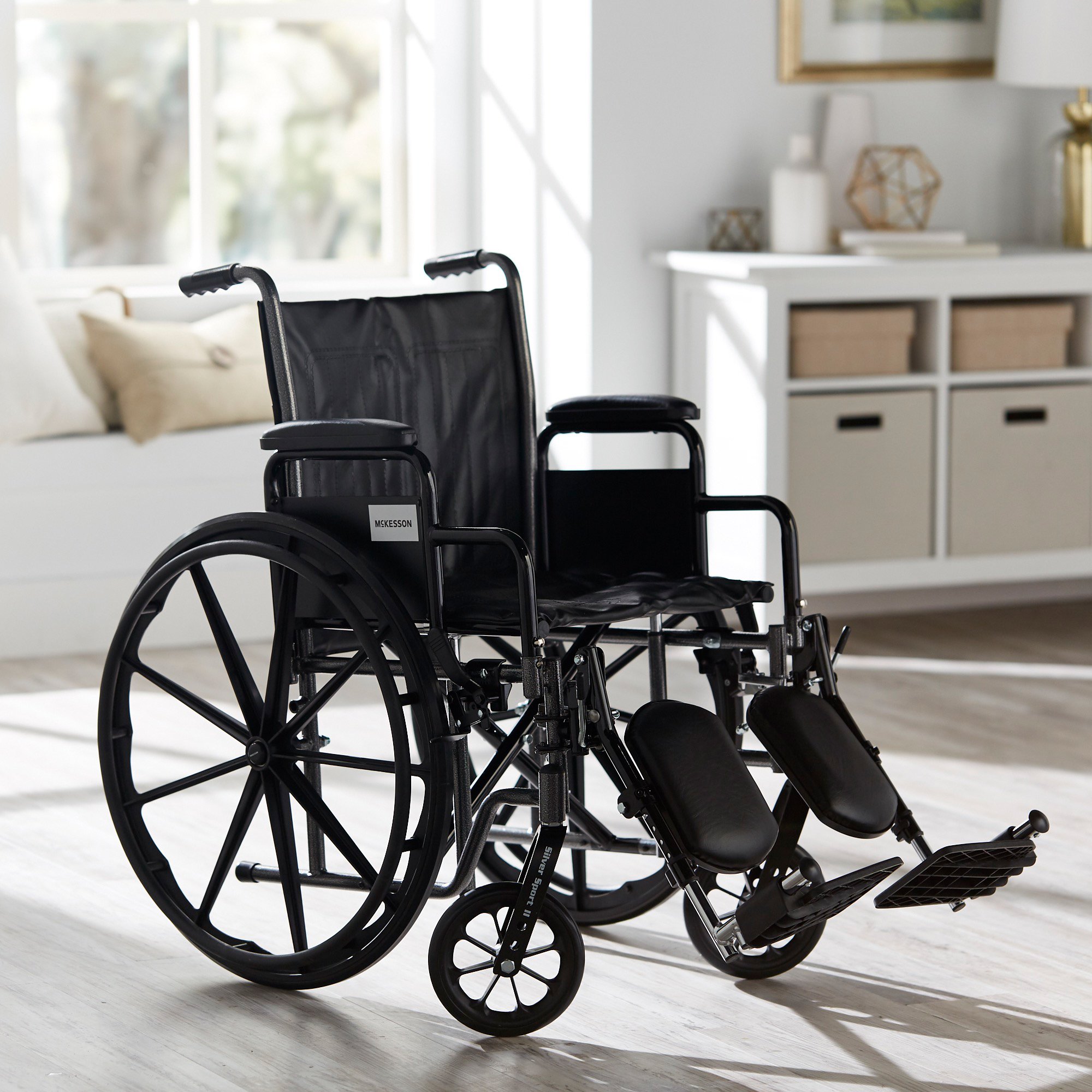 McKesson Wheelchair, 18 Inch Seat Width - Image 4