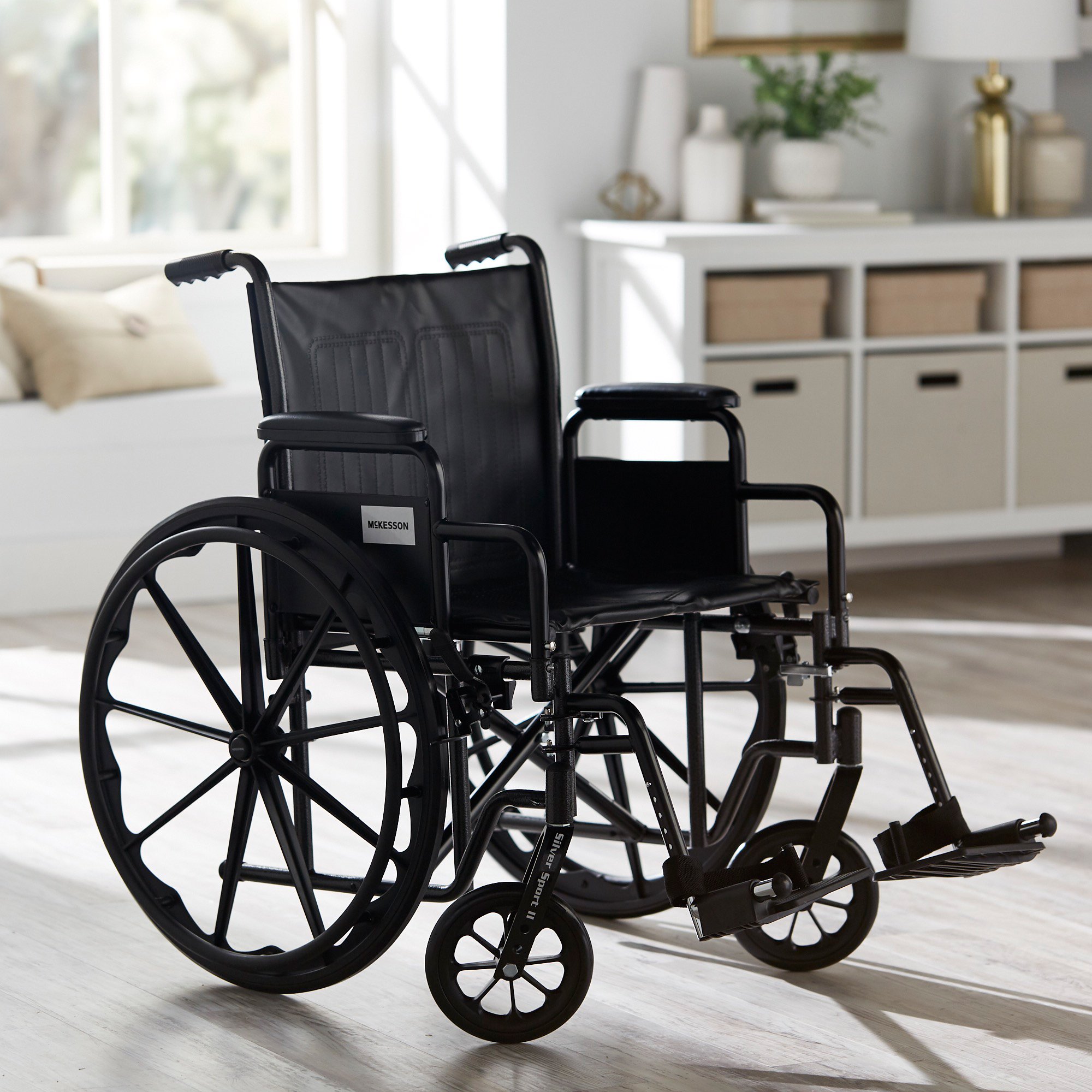 McKesson Wheelchair, 20 Inch Seat Width - Image 5