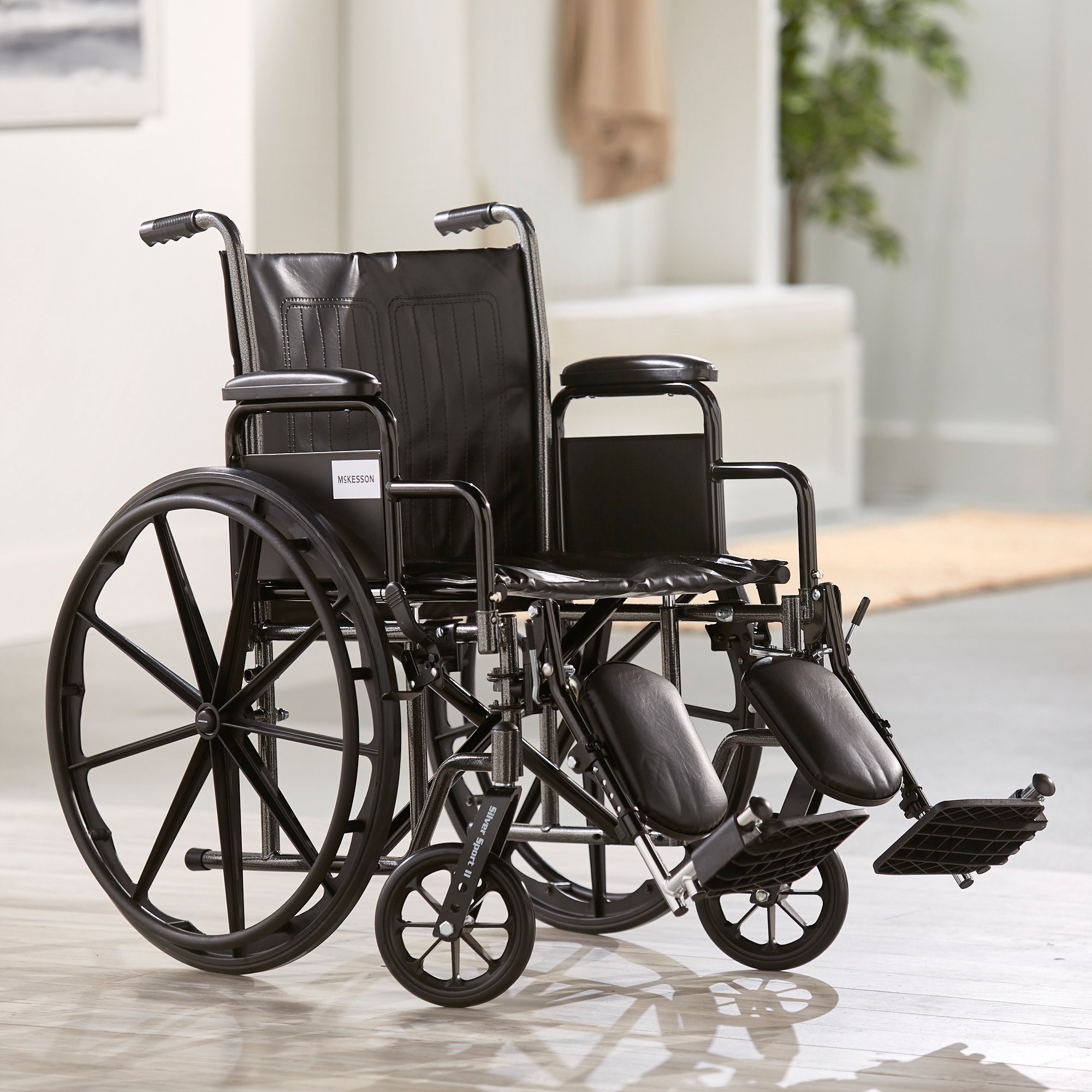 McKesson Wheelchair, 20 Inch Seat Width - Image 4