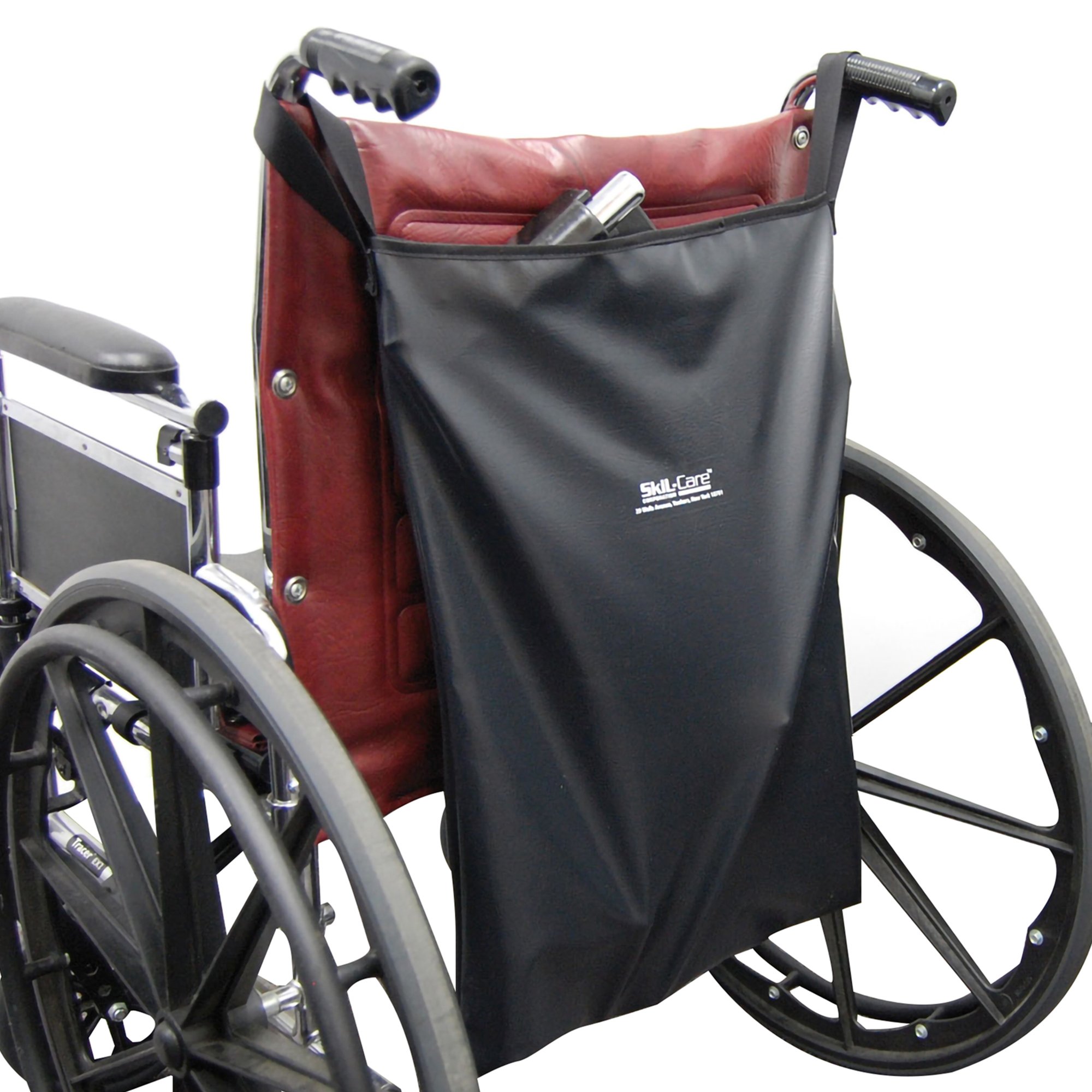 SkiL-Care™ Vinyl Footrest Bag for use with Wheelchair, 14 x 22 Inch