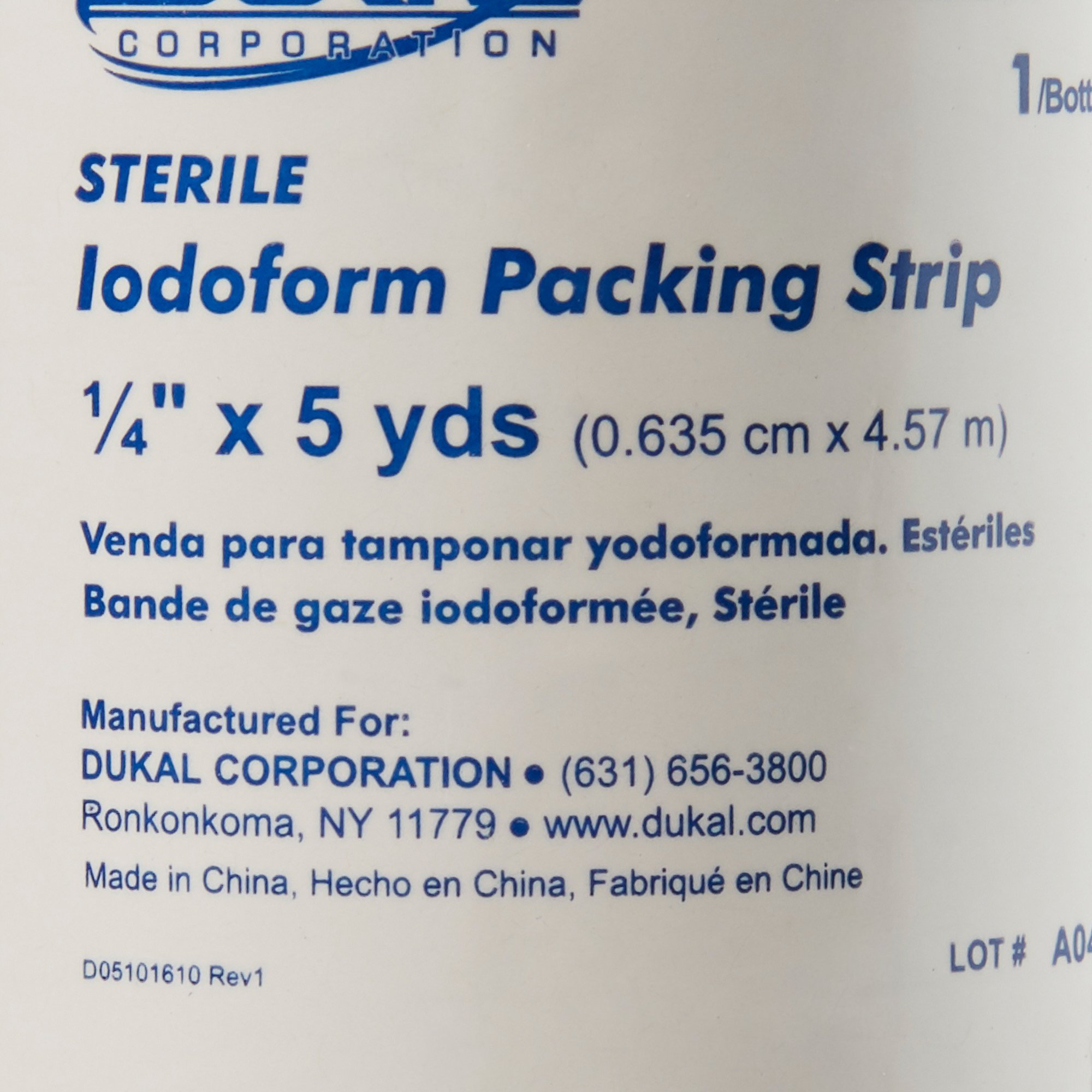 Dukal Iodoform Wound Packing Strip, ¼ Inch x 5 Yard - Image 5