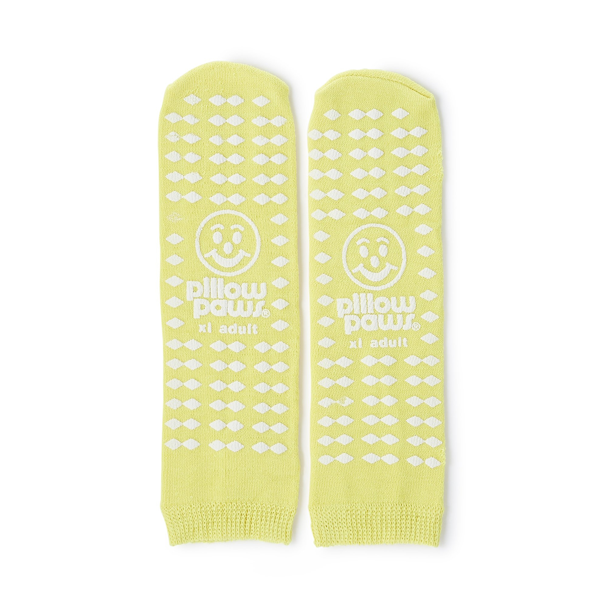 Pillow Paws® Yellow Risk Alert® Terries™ Slipper Socks, XL Adult - Image 2