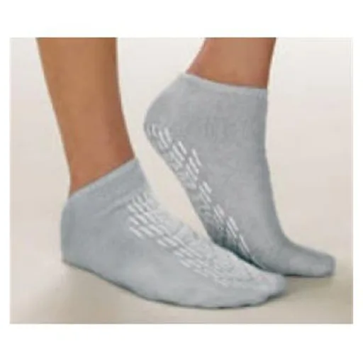 Terry Treads® Slipper Socks, Medium, Blue