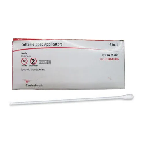 Cardinal Health Cotton Tipped Applicator, 6"
