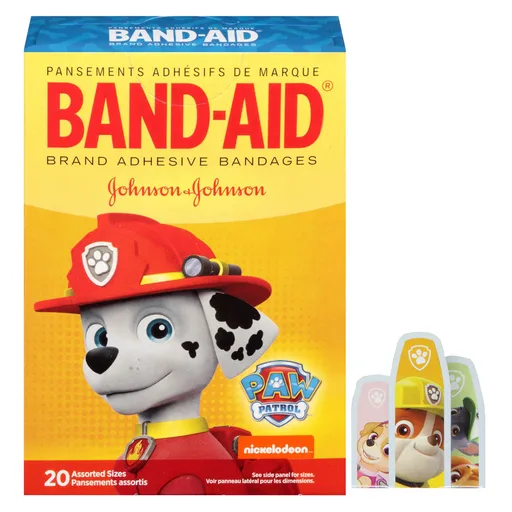 Johnson & Johnson Band-Aid Decorative Adhesive Bandage, Paw Patrol, Assorted