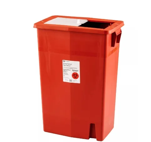 Kendall SharpSafety Large Volume Container with Sliding Lid, 18 gal