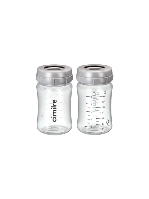 Cimilre Storage Bottle Set, 2 count