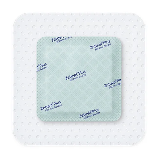 Zetuvit Plus Silicone Border Dressing