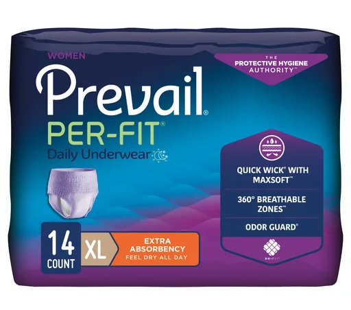 Prevail Per-Fit Women's Protective Underwear, XL