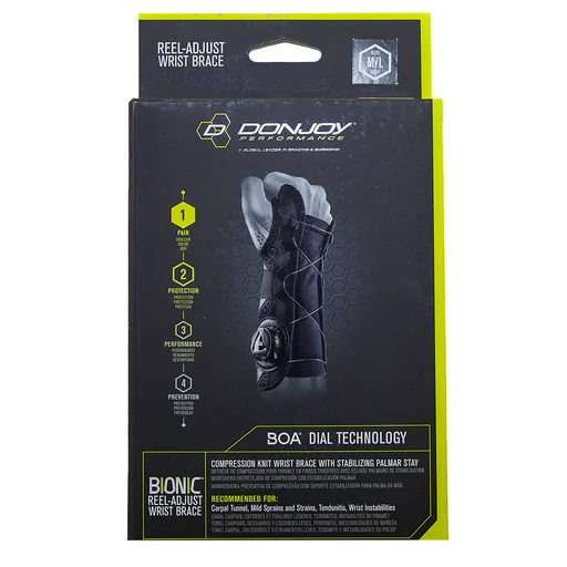 DonJoy Performance Bionic Reel-Adjust Wrist Brace, Right