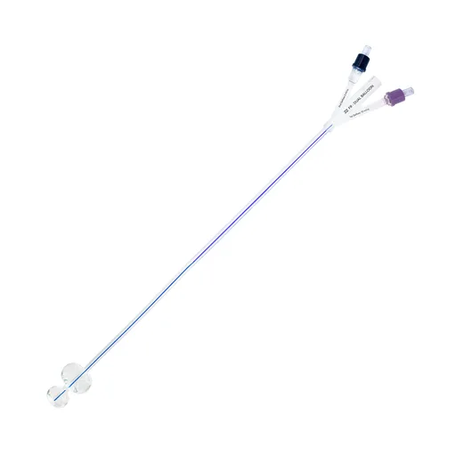TruCath Duo 100% Silicone Dual-Balloon Catheter, 22 Fr