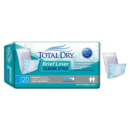 Secure Personal Care TotalDry Brief Liner