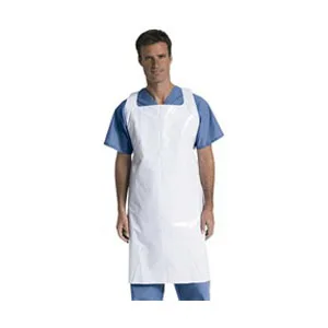 Medline Protective Polyethylene Disposable Apron