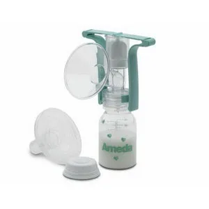 Ameda One-Hand Manual Breast Pump with Flexishield®