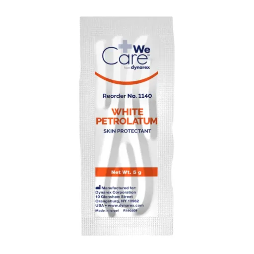 Dynarex White Petrolatum, 5g Foil Packet