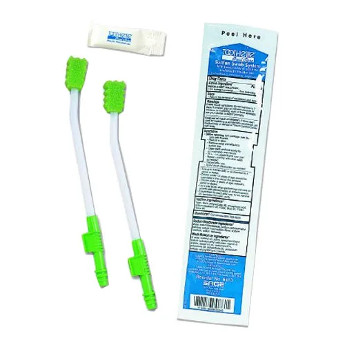 Sage Suction Swab System with Perox-A-Mint Solution