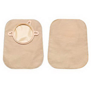Hollister New Image Two-Piece Closed Mini Pouch, 2-1/4" Flange, 7" L, Beige