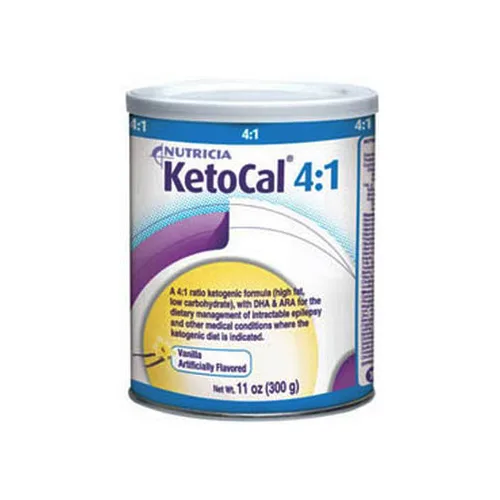 Nutricia KetoCal® 4:1 Nutritional Formula, Vanilla, 300gm Can