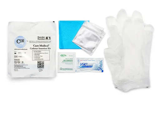 Cure Medical Catheter Insertion Kit - Case of 100
