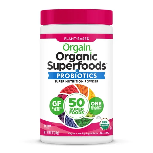 Orgain Organic Superfoods All-In-One Super Nutrition Powder, Berry Flavor