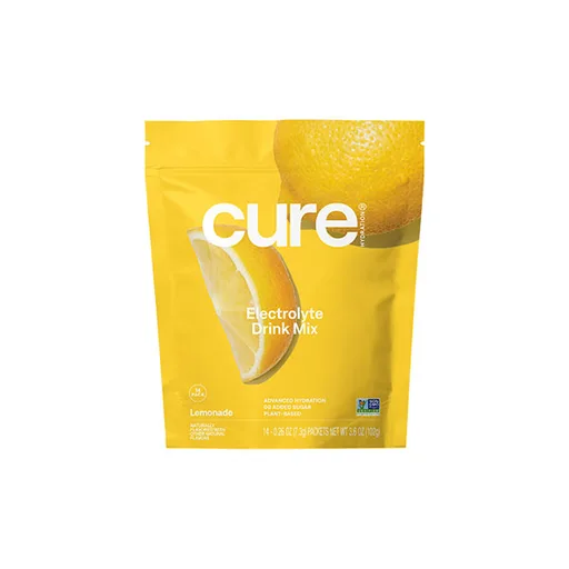 Cure Hydrating Electrolyte Mix Pouch, Lemon, 14 ct