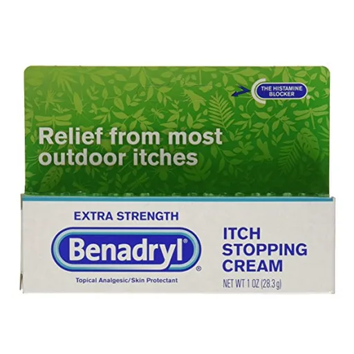 Johnson & Johnson Benadryl Itch Stopping Cream, Extra Strength, 1 oz