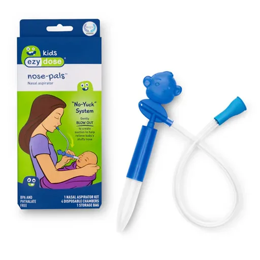 Apothecary Ezy Dose Kids Nose Pals Nasal Aspirator, Reusable