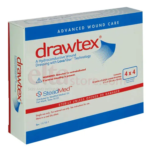 Drawtex Hydro-Conductive Dressing with LevaFiber™