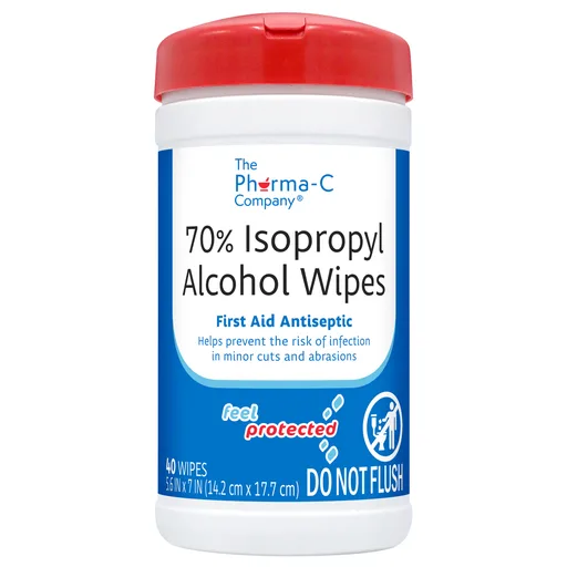 The Pharma-C Company 70% Isopropyl Alcohol Wipes